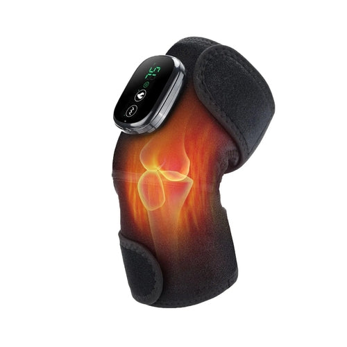 Knee Heating Pad | Electric Knee Brace LED Vibrators | The Fitness Pot