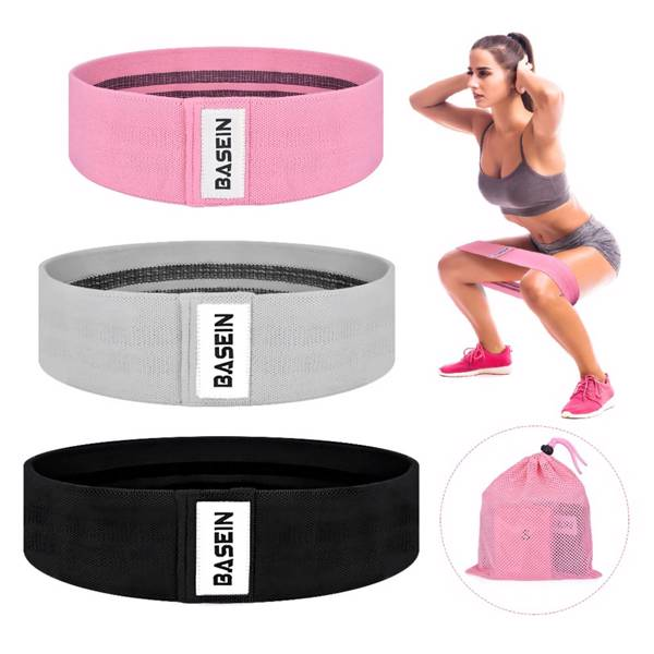 Leg Resistance Bands | 3 Pack Set Resistance Bands | The Fitness Pot