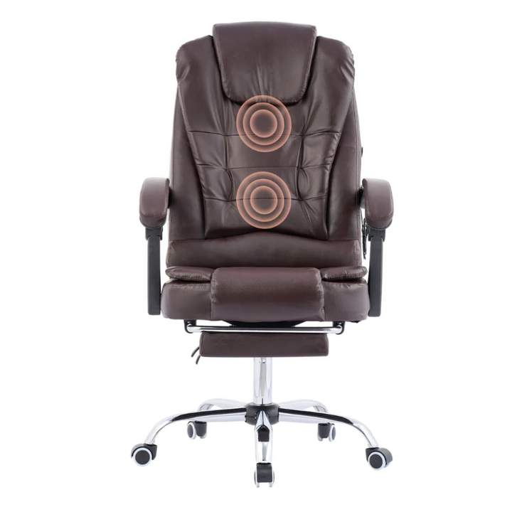 Heat And Massage Office Chair | Office Massage Chair | The Fitness Pot