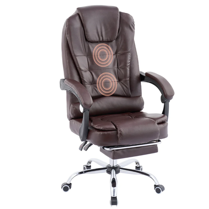 Heat And Massage Office Chair | Office Massage Chair | The Fitness Pot