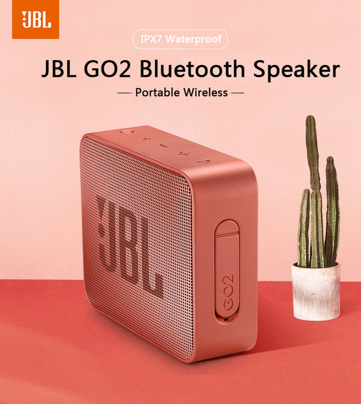 Wireless Bluetooth Speaker | IPX7 Waterproof JBL GO2 | The Fitness Pot